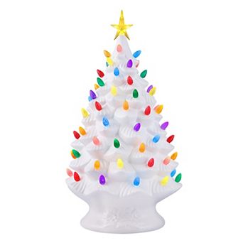 Mr Christmas Lit Christmas Tree in White Table Decor