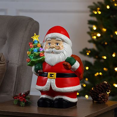Mr. Christmas Light-Up Santa Table Decor