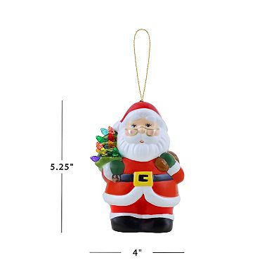 Mr. Christmas Light-Up Santa Table Decor