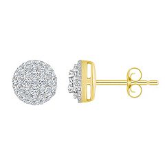 Diamond earrings clearance on sale kohls