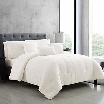 Riverbrook Home Kasuga 6 pc Comforter Set with Coordinating Throw Pillows