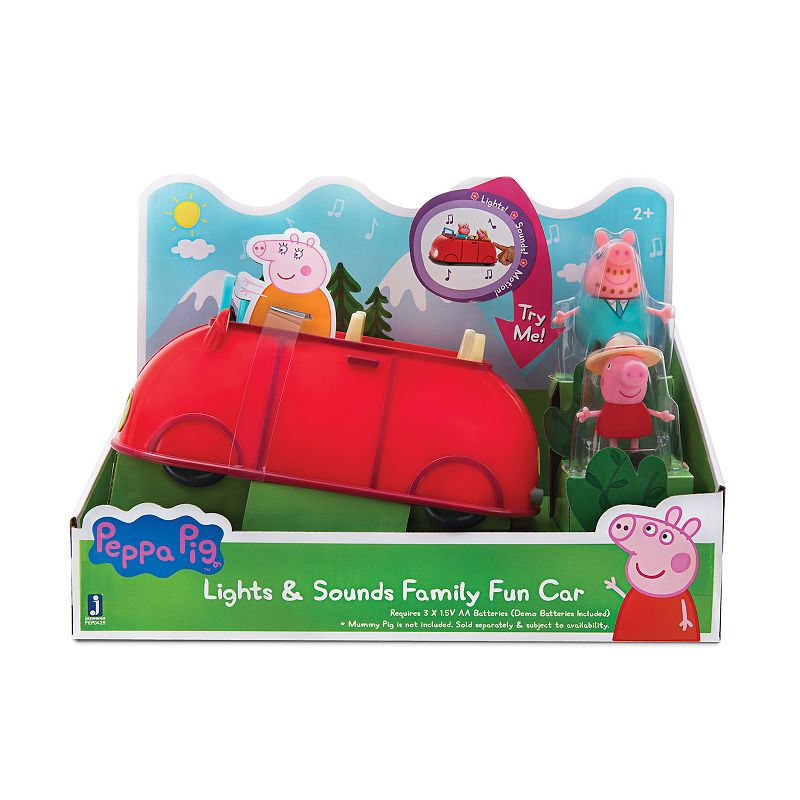 UPC 191726000068 product image for Peppa Pig's Lights & Sounds Family Fun Car | upcitemdb.com