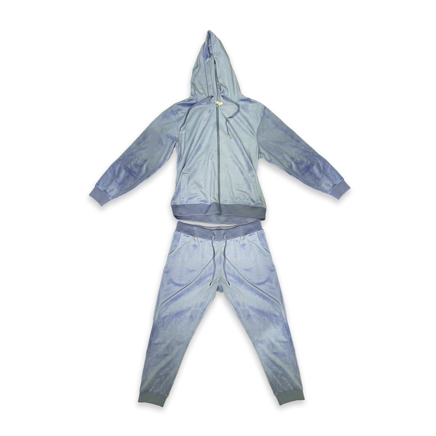 Plus Size White Mark 2-Piece Velour Tracksuit Set