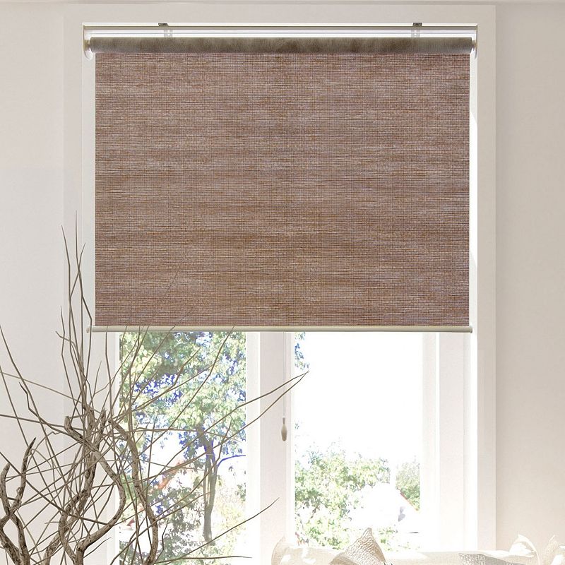 Chicology Snap-N-Glide Cordless Roller Shade, Brown, 48X72 Get the look you want with this stylish cordless roller shade from Chicology. Get the look you want with this stylish cordless roller shade from Chicology. Energy-efficient Cordless design Light Filtering Energy-efficient Blocks harmful UV rays Polyester fabric Industry standard half-inch deduction Pull the shade to raise or lower the shade as desired. Add a modern touch to your home with Chicology's Snap-N-Glide shade. This cordless roller shade is designed to smoothly glide up and down when you pull the fabric. Cordless roller shade can be used for either inside mount or outside mount. For inside mount a minimum 1.5-inch depth is required or a 2.125-inch for a flush inside mount.½-inch deduction.CONSTRUCTION & CARE Polyester Spot clean only Imported Size: 48X72. Color: Brown. Gender: unisex. Age Group: adult.
