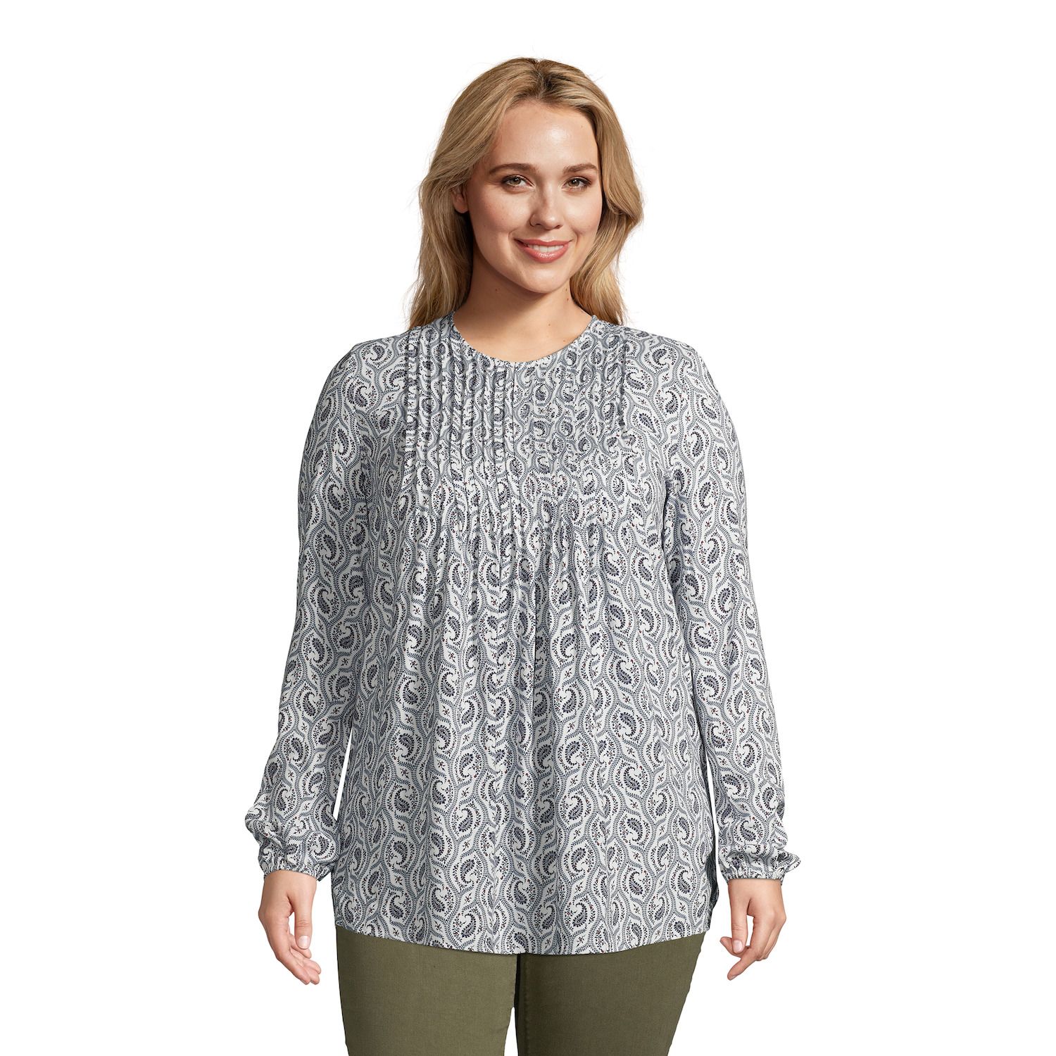 womens plus size blouses at kohl's