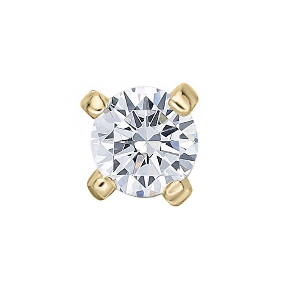 ORAZIO 6 Paia Orecchini Donna Uomo In Argento 925 Con Zirconia: Set Di Piccoli Orecchini A Lobo E Cartilagine, Ipoallergenici, 2mm