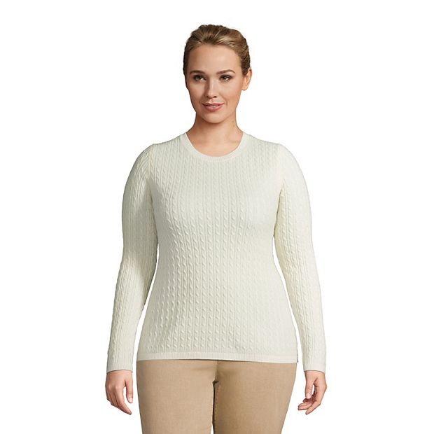 Lands end plus size hotsell cashmere sweaters