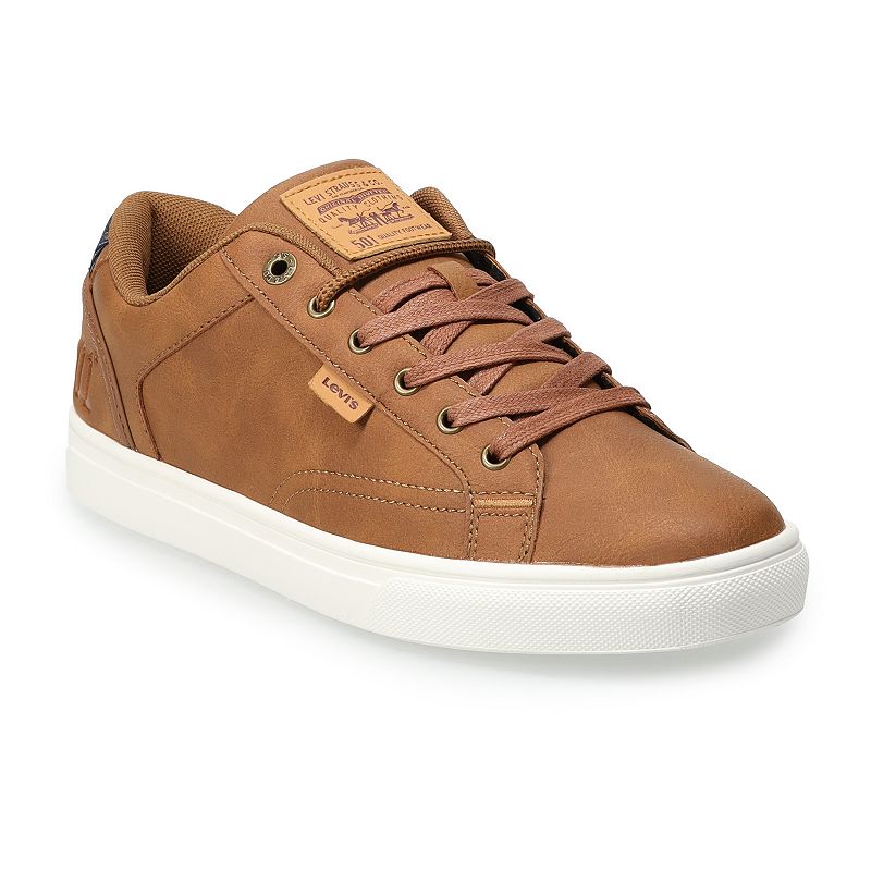 UPC 191605392147 product image for Levi's Jeffrey 501 Men's Sneakers, Size: 10, Dark Brown | upcitemdb.com