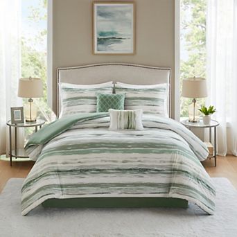 Madison Park Marianne 6 pc Coastal Comforter Set with Coordinating Pillows