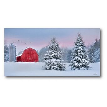 COURTSIDE MARKET Tree Farm Canvas Wall Art