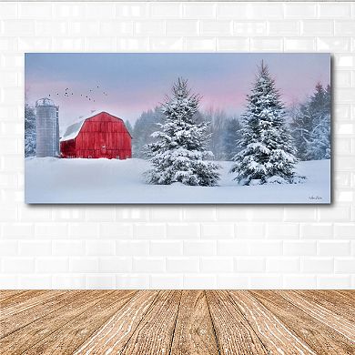 COURTSIDE MARKET Tree Farm Canvas Wall Art