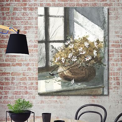 COURTSIDE MARKET Watercolor Flowers III Canvas Wall Art