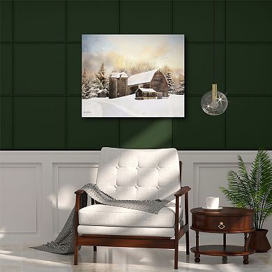 COURTSIDE MARKET The Color of Winter Canvas Wall Art