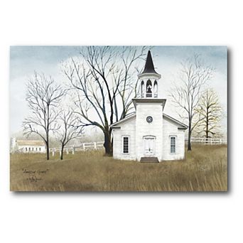 COURTSIDE MARKET Country Church Canvas Wall Art