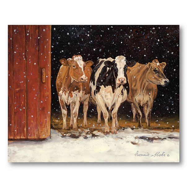 Courtside Market Winter Wonderland 30x40 Canvas Wall Art