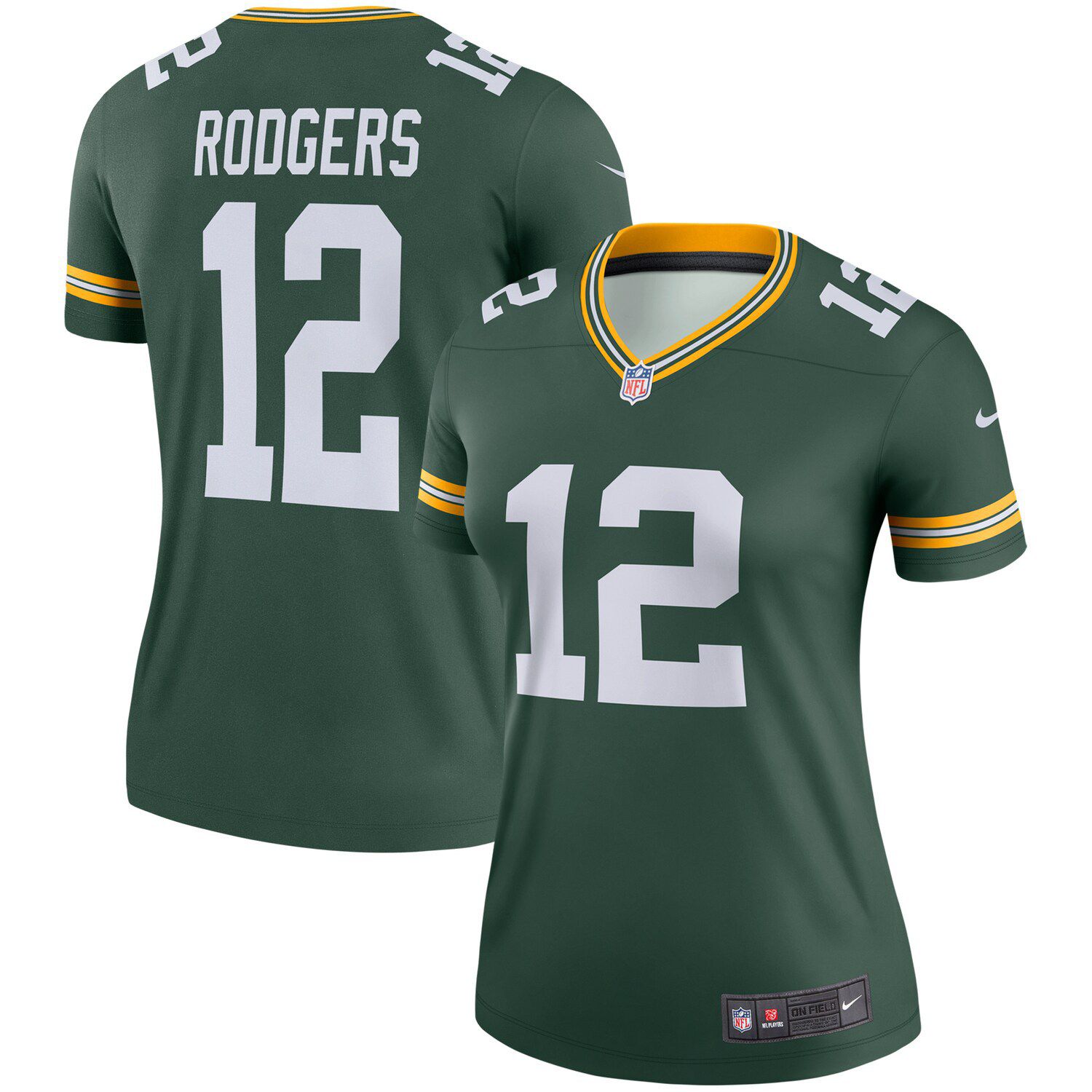 green bay packers aaron rodgers women's jersey