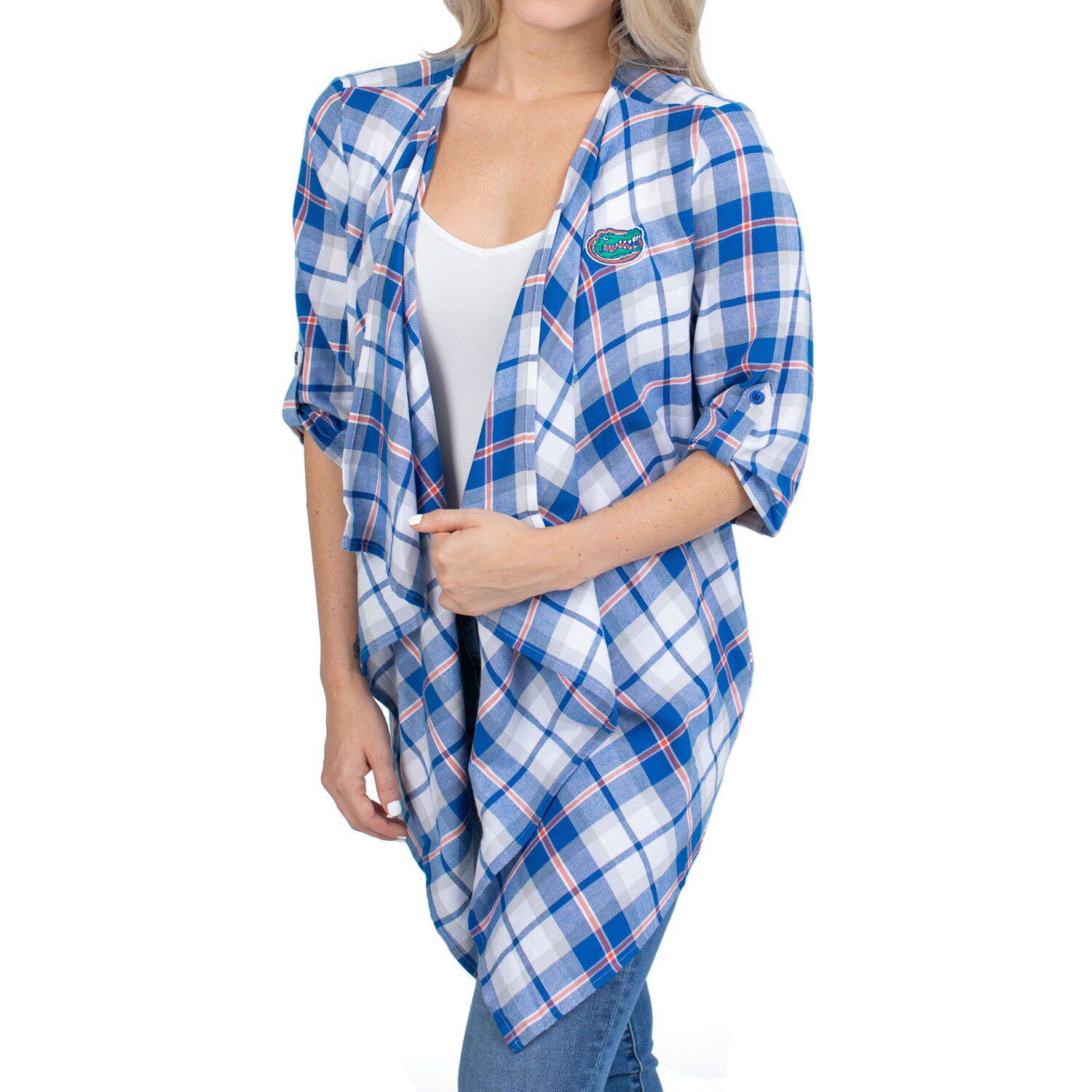 women's plaid cardigans