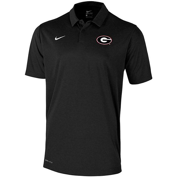 Men s Nike Black Georgia Bulldogs College Performance Polo