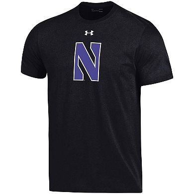 Men's Under Armour Black Northwestern Wildcats School Logo Cotton T-Shirt