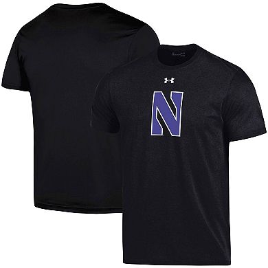 Men's Under Armour Black Northwestern Wildcats School Logo Cotton T-Shirt
