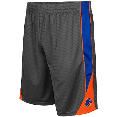 Men's Colosseum Charcoal Boise State Broncos Turnover Shorts