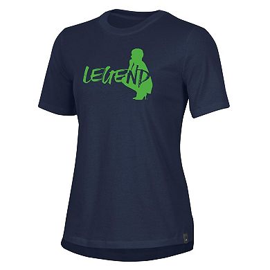 Women's Under Armour Navy Notre Dame Fighting Irish Muffet McGraw Legend T-Shirt