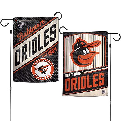 WinCraft Baltimore Orioles Team 2-Sided 12'' x 18'' Garden Flag