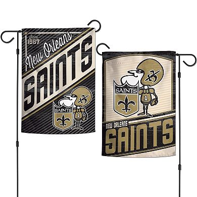 WinCraft New Orleans Saints 2-Sided 12'' x 18'' Team Garden Flag