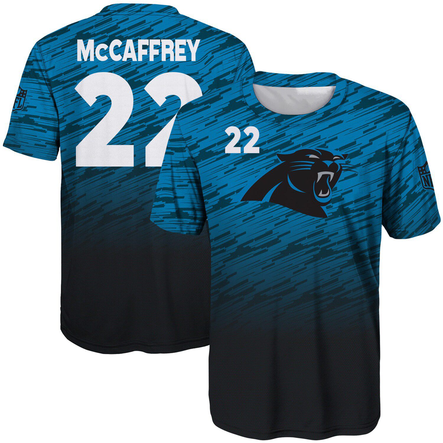 mccaffrey blue jersey