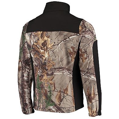 Men's Dunbrooke Realtree Camo/Black New York Giants Circle Hunter Softshell Full-Zip Jacket