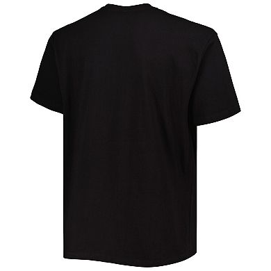 Men's Fanatics Branded Black New York Giants Big & Tall Color Pop T-Shirt