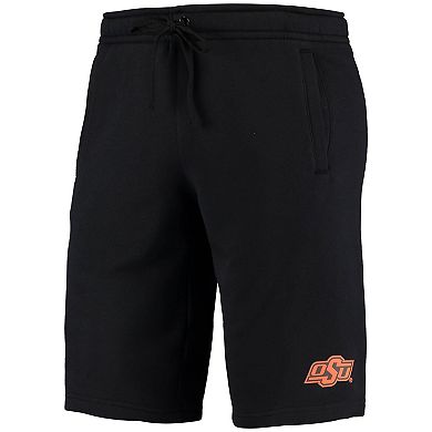 Men's Nike Black Oklahoma State Cowboys College Primary Logo Club Fleece Shorts