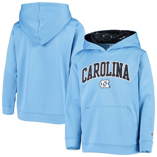 UNC Tarheels Carolina Blue Embroidered College Classic 3 Hoodie