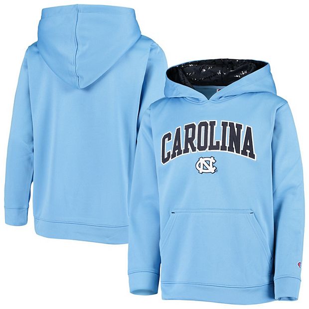 Women's Carolina Blue North Carolina Tar Heels Arch Logo Pullover Hoodie