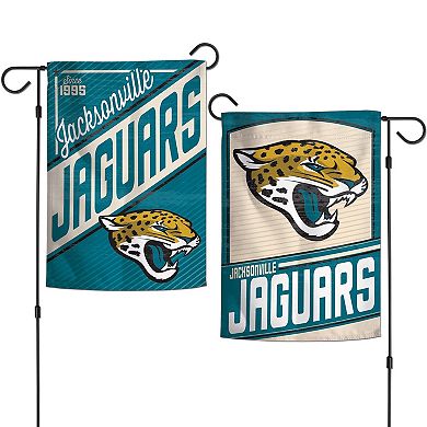 WinCraft Jacksonville Jaguars 2-Sided 12'' x 18'' Team Garden Flag