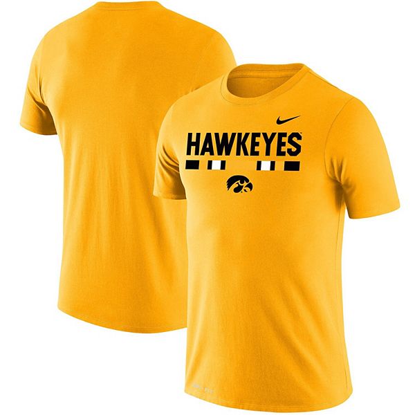 Men's Nike Gold Iowa Hawkeyes Team DNA Legend Performance T-Shirt