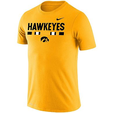 Men's Nike Gold Iowa Hawkeyes Team DNA Legend Performance T-Shirt