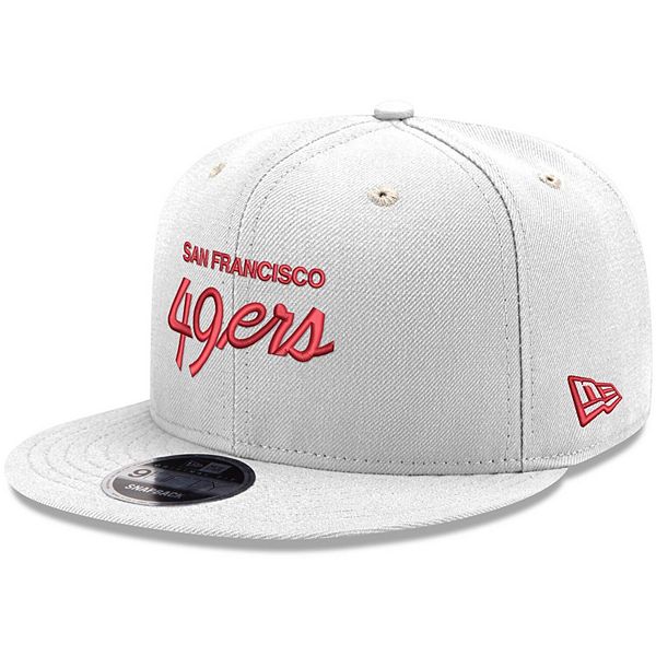 Men's New Era White San Francisco 49ers Griswold Original Fit 9FIFTY  Snapback Hat