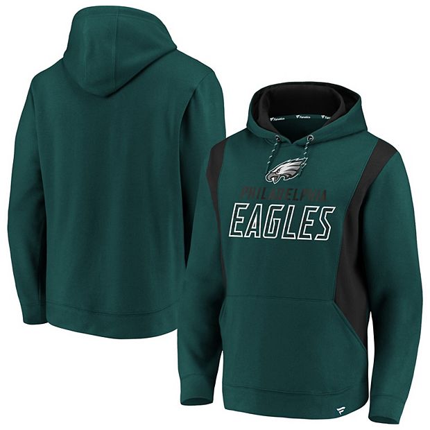 Men's Fanatics Branded Midnight Green Philadelphia Eagles Big & Tall Iconic  Color Block Pullover Hoodie