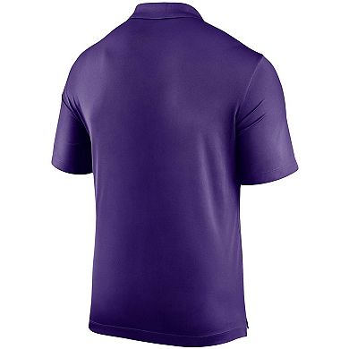 Men's Nike Purple Clemson Tigers Primary Logo Varsity Performance Polo