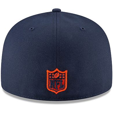 Men's New Era Navy Chicago Bears Doubled 59FIFTY Fitted Hat