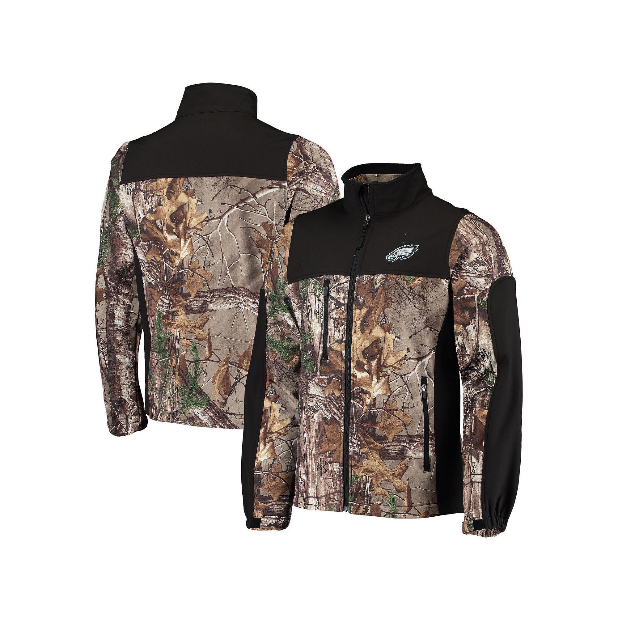 Mens Dunbrooke Realtree Camo/Black Philadelphia Eagles Circle Hunter Softs