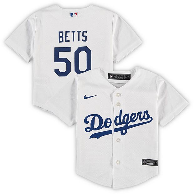 Toddler Nike Mookie Betts White Los Angeles Dodgers Home 2020