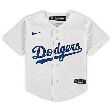 Toddler Nike Mookie Betts White Los Angeles Dodgers Home 2020 Replica ...