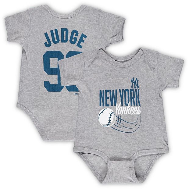 Newborn & Infant Aaron Judge Heathered Gray New York Yankees