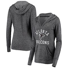 Women's Fanatics Branded Black Atlanta Falcons Over Under Pullover Hoodie