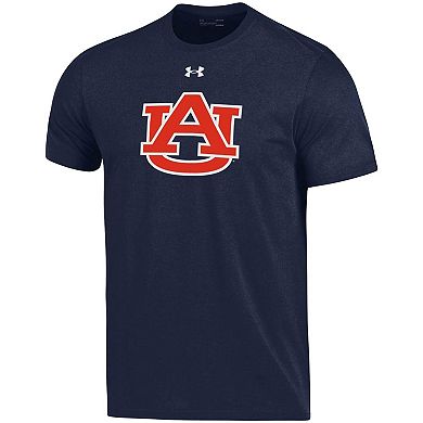 Men's Under Armour Navy Auburn Tigers School Logo Cotton T-Shirt