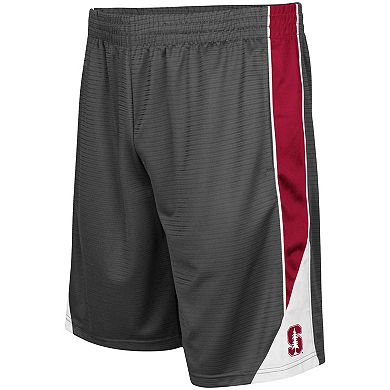 Men's Colosseum Charcoal Stanford Cardinal Turnover Shorts