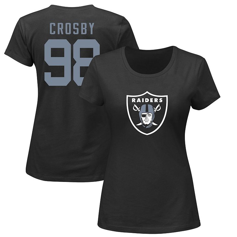 Women's Fanatics Maxx Crosby Black Las Vegas Raiders Plus