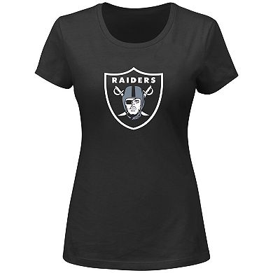 Women's Fanatics Maxx Crosby Black Las Vegas Raiders Plus Size Player Name & Number V-Neck T-Shirt